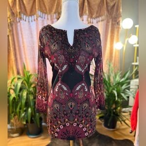 Inc International Beaded Top size S